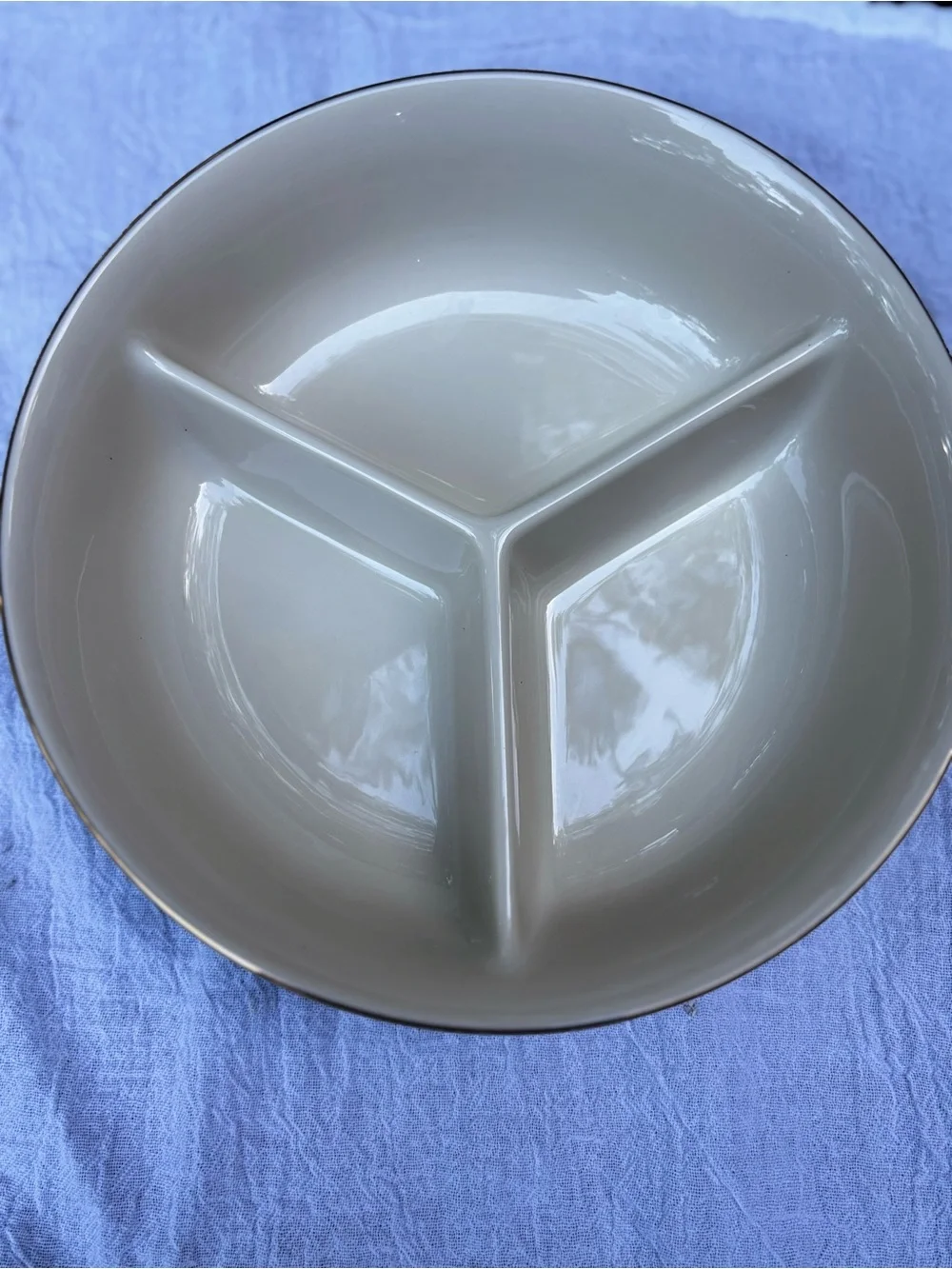 Lenox Jacquard Gold Divided Dish